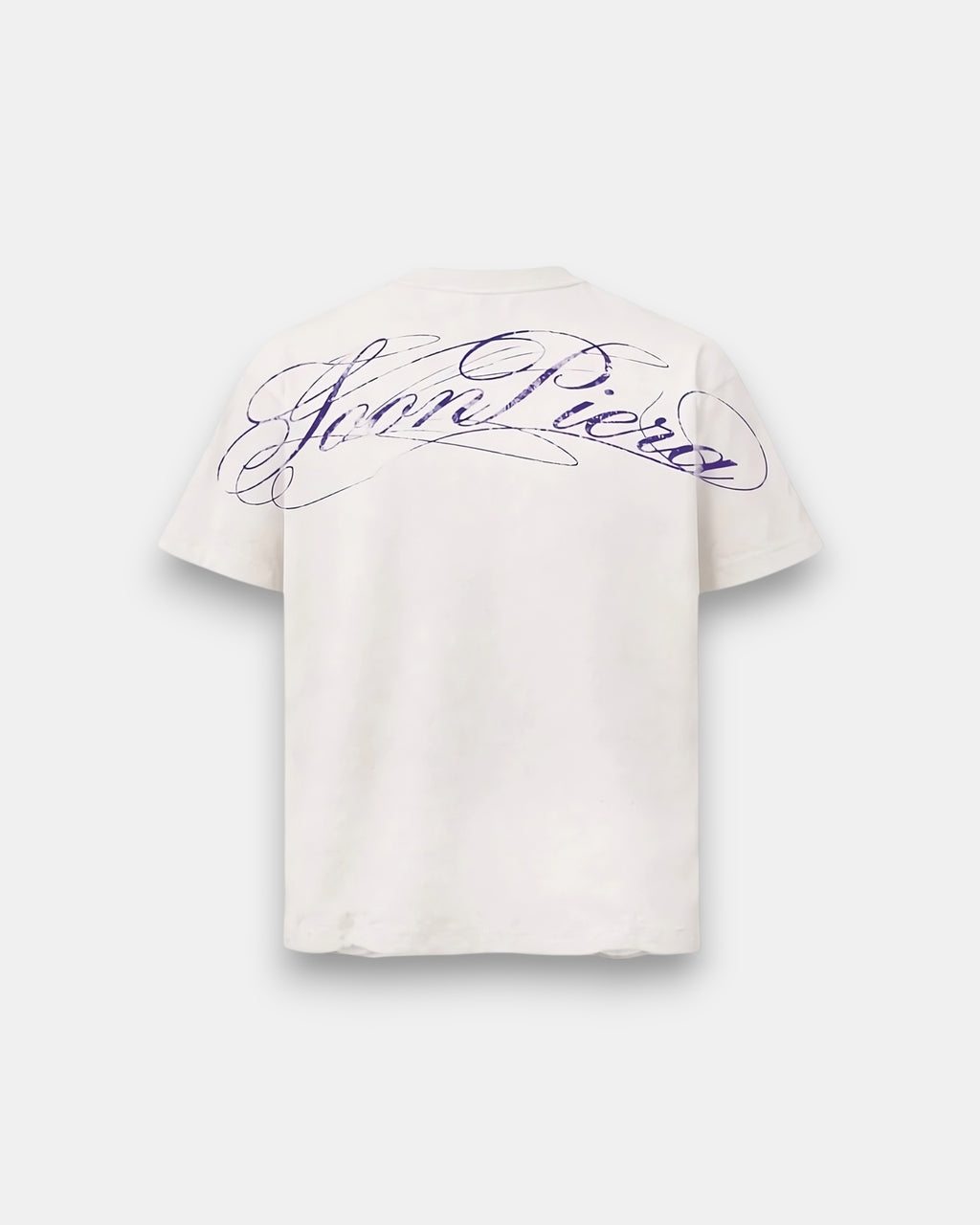 VIOLET GLITCHED WORLD TEE