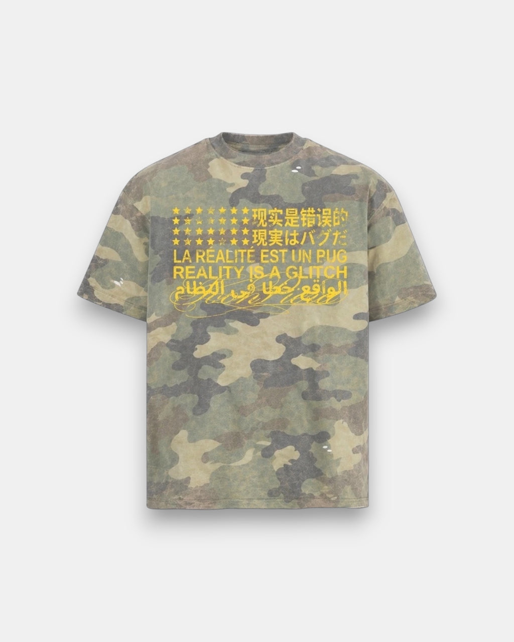 CAMO FIELD WASHED TEE