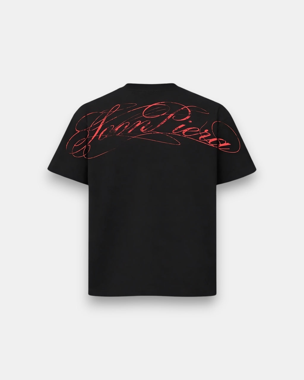 RED GLITCHED WORLD TEE