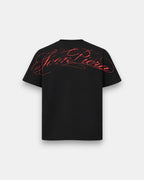 RED GLITCHED WORLD TEE