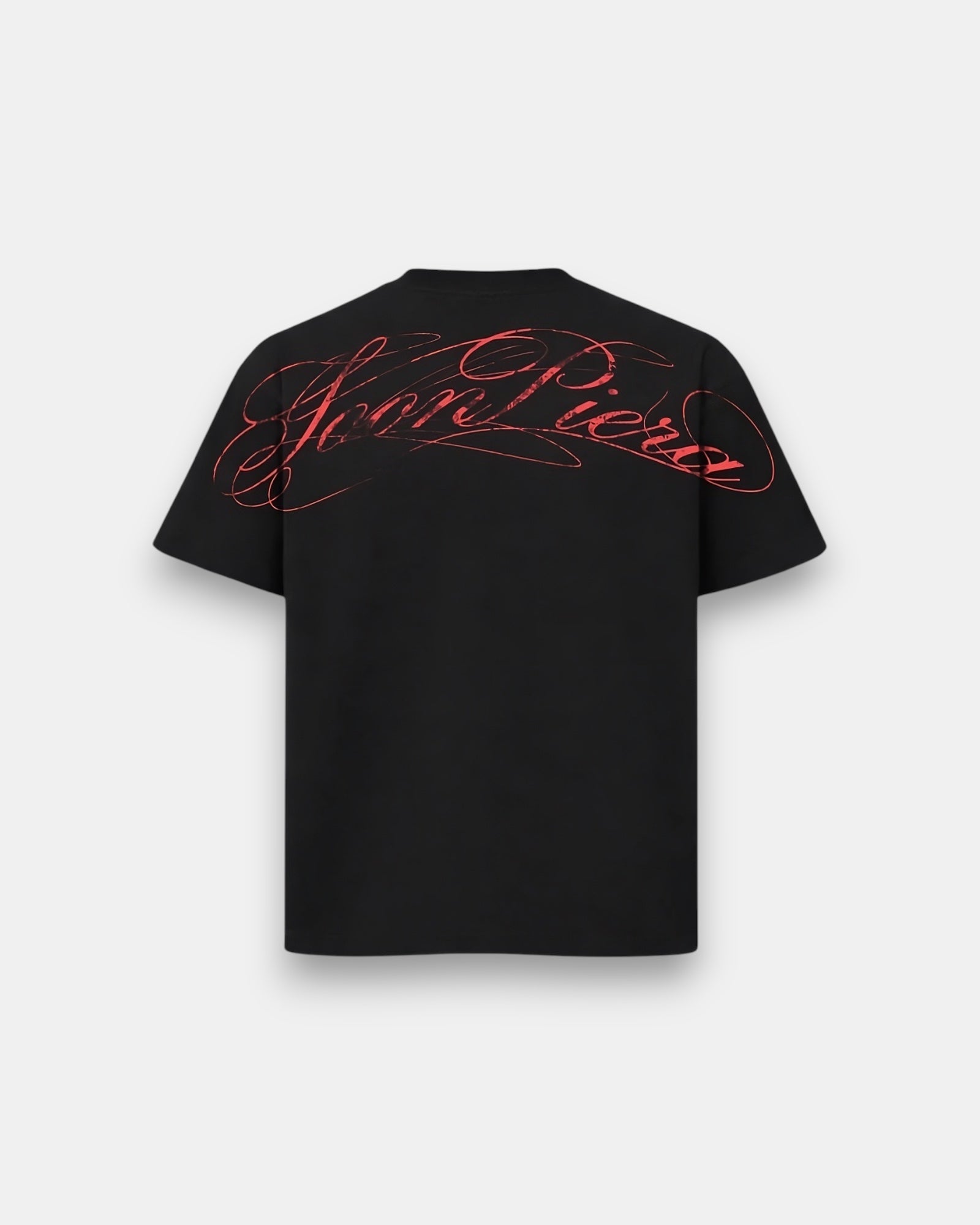RED GLITCHED WORLD TEE