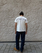 VIOLET GLITCHED WORLD TEE